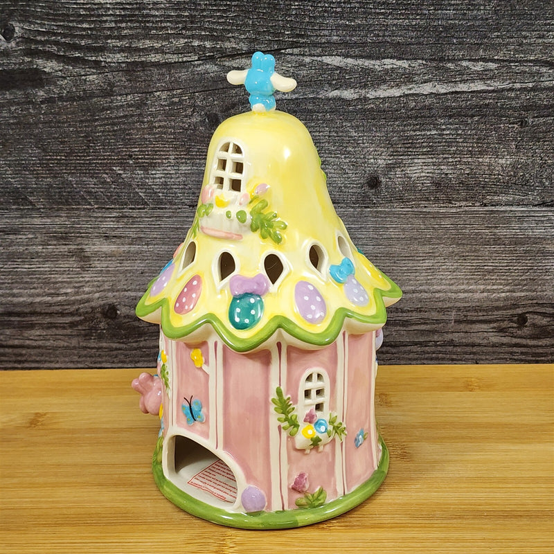 Load image into Gallery viewer, Hello Kitty & Friends Easter Candle House Ceramic Tea light Blue Sky Goldminc