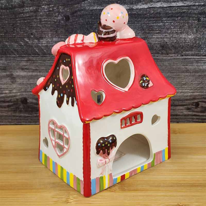 Load image into Gallery viewer, Hello Kitty Sweet Shoppe Candle House Ceramic Tea light Blue Sky Goldminc