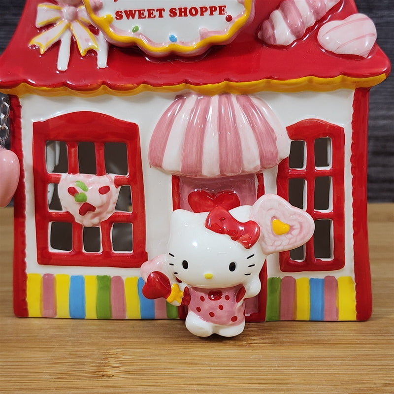 Load image into Gallery viewer, Hello Kitty Sweet Shoppe Candle House Ceramic Tea light Blue Sky Goldminc