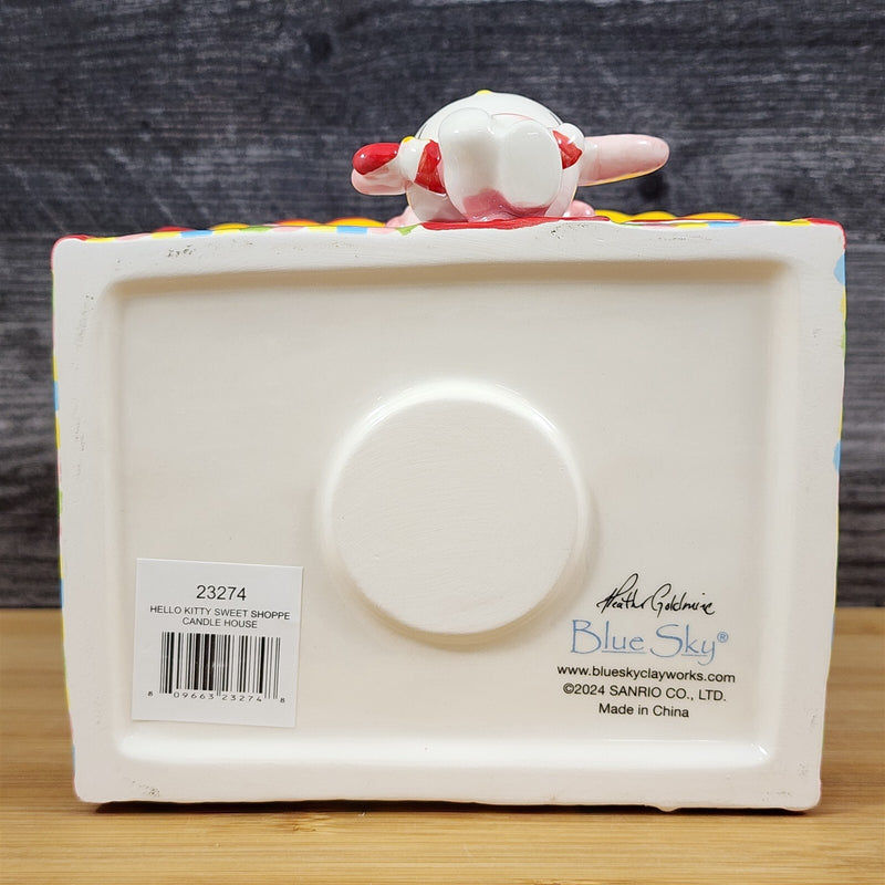 Load image into Gallery viewer, Hello Kitty Sweet Shoppe Candle House Ceramic Tea light Blue Sky Goldminc