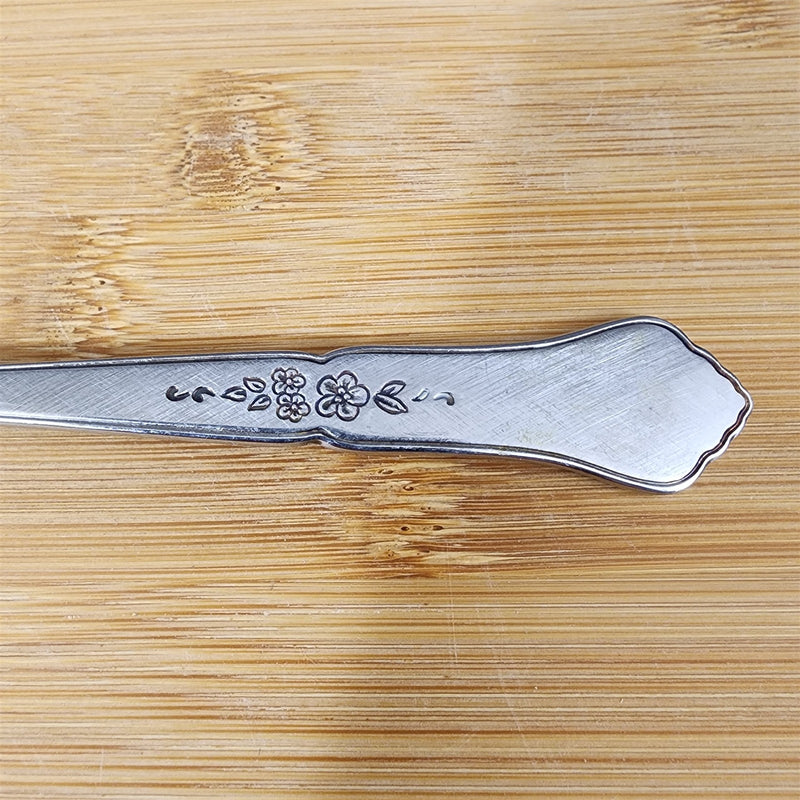Load image into Gallery viewer, Ashmore Oneida Dinner Teaspoon Set of 2 Stainless Burnished Handle Flatware