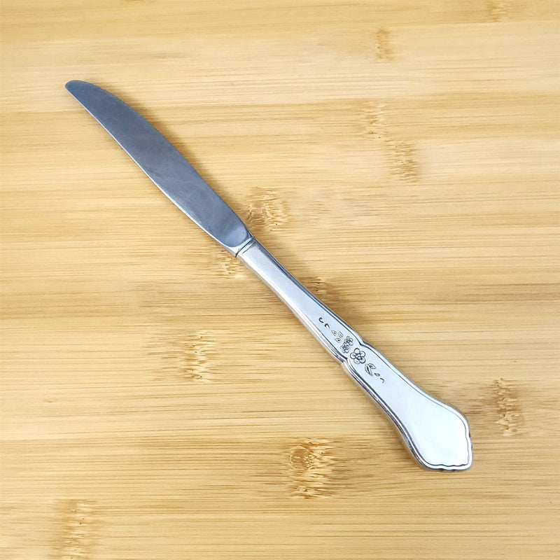 Load image into Gallery viewer, Ashmore Oneida Dinner Knife Hollow Handle Stainless Burnished Flatware