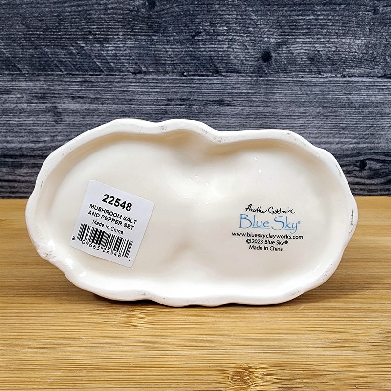 Load image into Gallery viewer, Mushroom Salt Pepper Set Ceramic Rustic Woodland Forest Garden Heather Goldminc