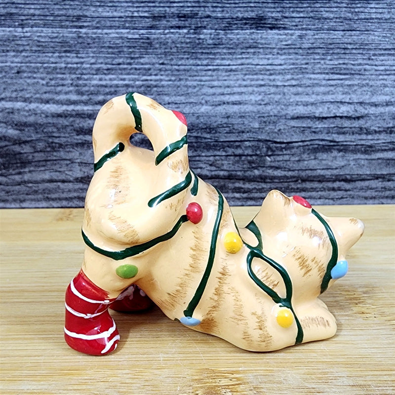 Load image into Gallery viewer, Franny Cat Salt Shaker Replacement Ceramic Blue Sky