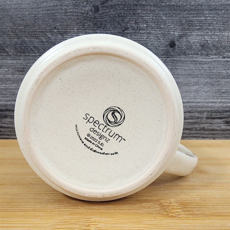 Load image into Gallery viewer, Mushroom Coffee Mug Morel Red Yellow Botanical Ceramic Tea Cup Blue Sky 18oz