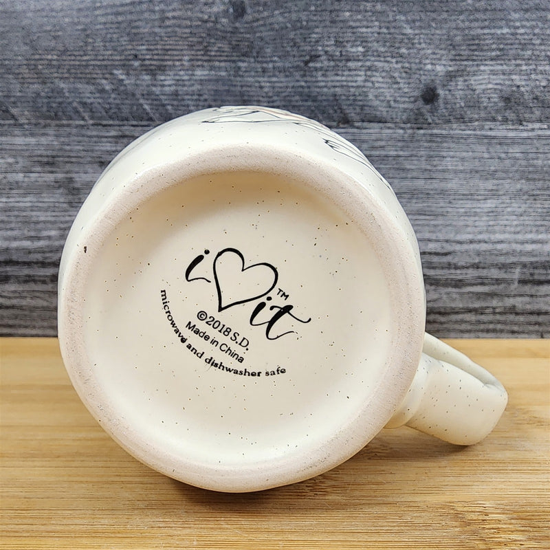 Load image into Gallery viewer, French Bulldog Coffee Cup Classy Sassy Dog Mug Blue Sky Ceramic Embossed 16 oz