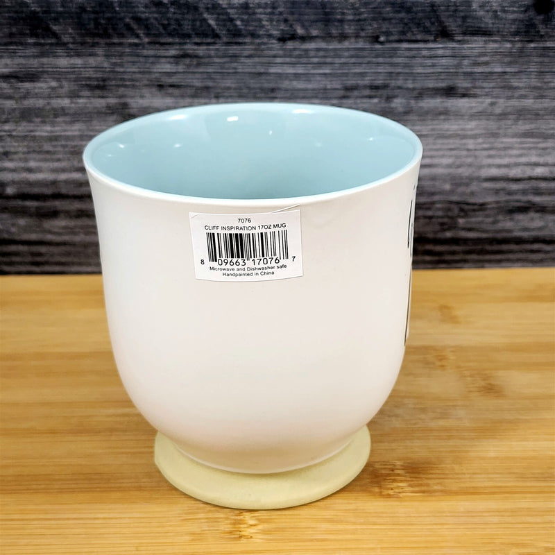 Load image into Gallery viewer, Religious Hosea 12:5 Inspiration Coffee Mug 17oz Embossed Tea Cup Blue Sky