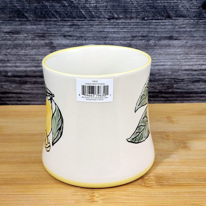 Load image into Gallery viewer, Lemon Coffee Mug Ceramic Fruit Tea Cup White Interior Kitchen Decor by Blue Sky