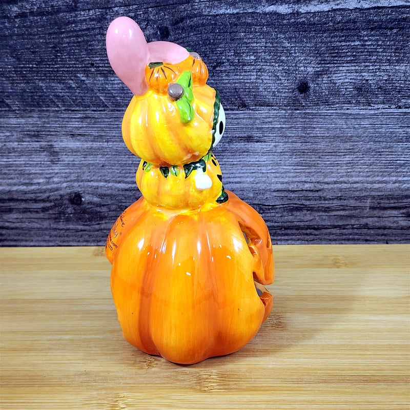 Load image into Gallery viewer, My Melody Halloween Tealight Candle Holder House Ceramic Pumpkin Blue Sky