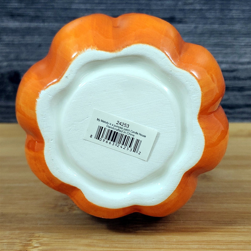 Load image into Gallery viewer, My Melody Halloween Tealight Candle Holder House Ceramic Pumpkin Blue Sky