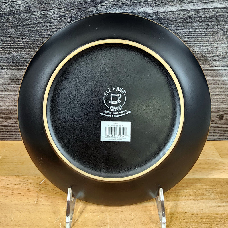 Load image into Gallery viewer, Halloween Set of 3 Round Ceramic Décor Plate 8" Orange & Black by Blue Sky