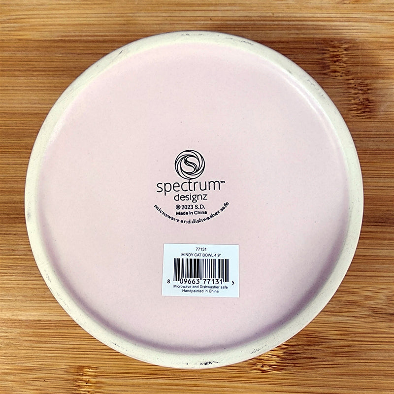 Load image into Gallery viewer, Happy Cat Water Food Bowl Set Embossed Treat Dish in Pink By Blue Sky