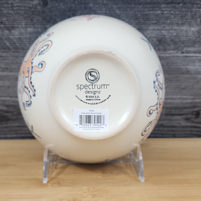 Load image into Gallery viewer, Finn and Fish Bowl Octopus and Stars Server 6 inch (15cm) Dish by Blue Sky