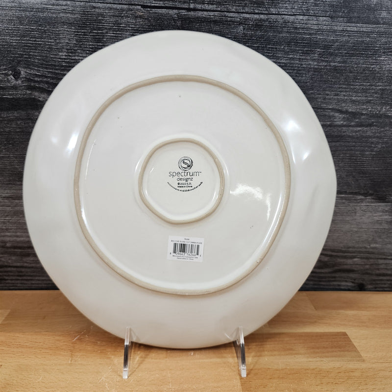 Load image into Gallery viewer, Sea Cove Island Crab Dinner Plate Embossed Ceramic 10.5" Sea Nautical Blue Sky