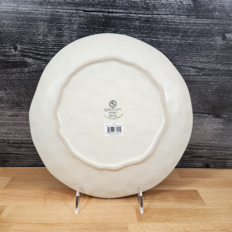 Load image into Gallery viewer, Berry Patch Floral Dinner Plate Embossed Ceramic 10.5" by Blue Sky