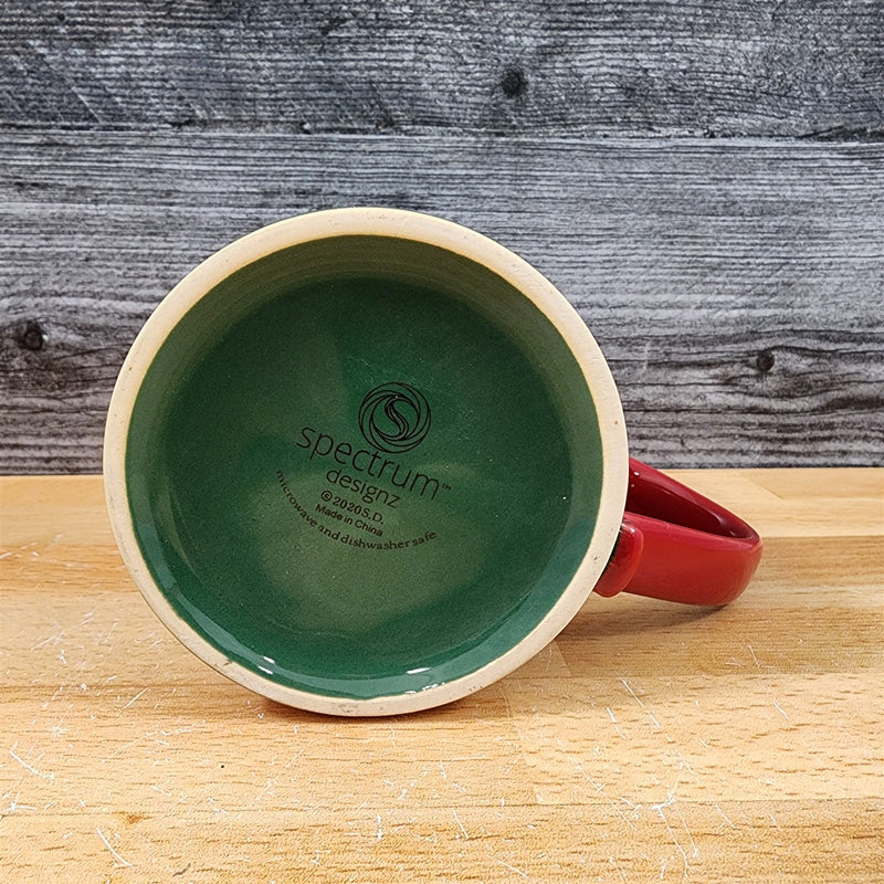 Load image into Gallery viewer, Snowman Mug and Merry & Bright Canister Set Christmas Cocoa Ceramic Blue Sky