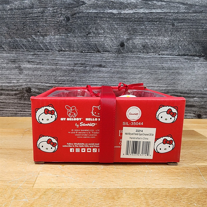 Load image into Gallery viewer, Hello Kitty and Friends Figurine Ornament Set with Gift Box Ceramic Blue Sky