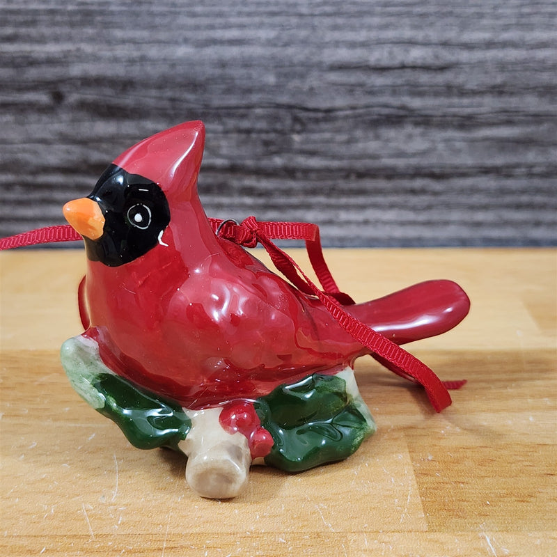 Load image into Gallery viewer, Christmas Cardinal Mug & Matching Ornament Set Holiday & Gift Box Blue Sky