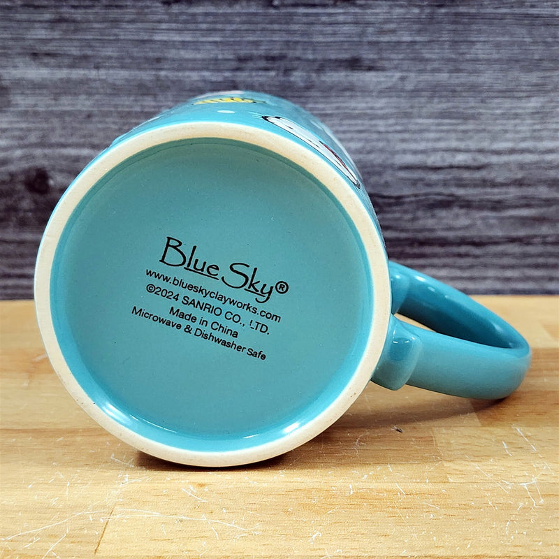 Load image into Gallery viewer, Hello Kitty Summer Fun Coffee Mug & Matching Figurine Set Ceramic Cup Blue Sky