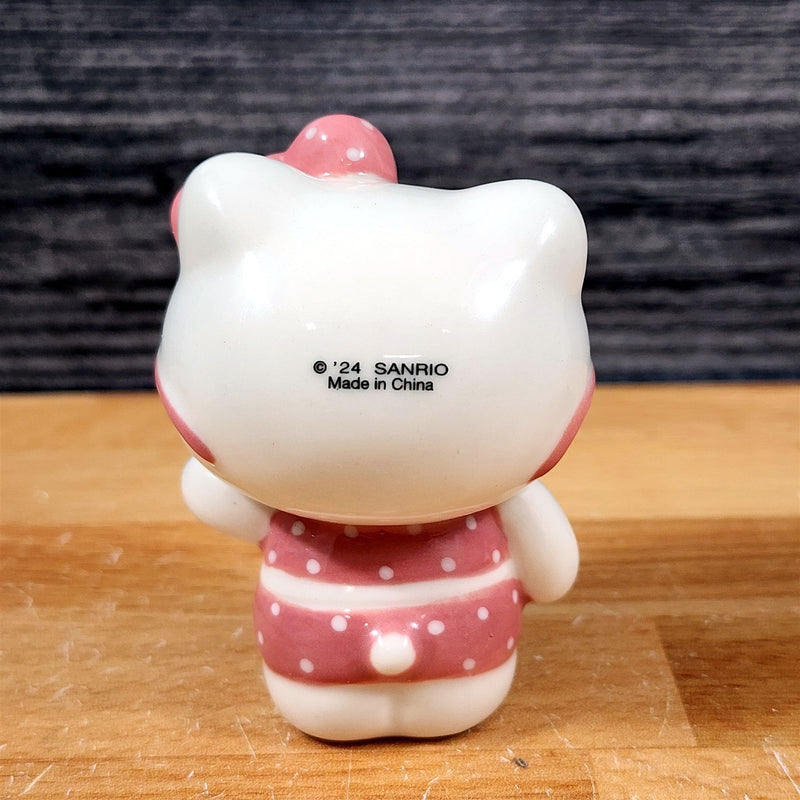 Load image into Gallery viewer, Hello Kitty Summer Fun Coffee Mug & Matching Figurine Set Ceramic Cup Blue Sky