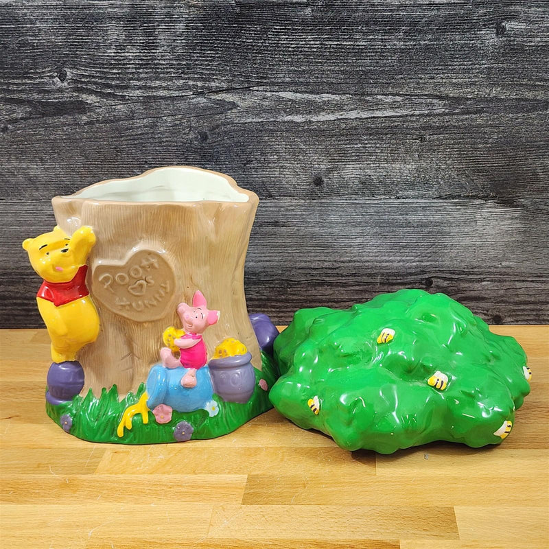 Load image into Gallery viewer, Disney Winnie the Pooh and Piglet Hunny Tree Cookie Jar Houston Harvest Gift Co
