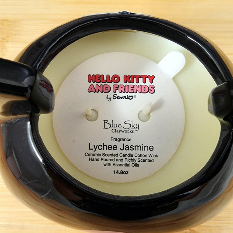 Load image into Gallery viewer, Hello Kitty Kuromi Figural Head and Candle Lychee Jasmine Fragrance by Blue Sky