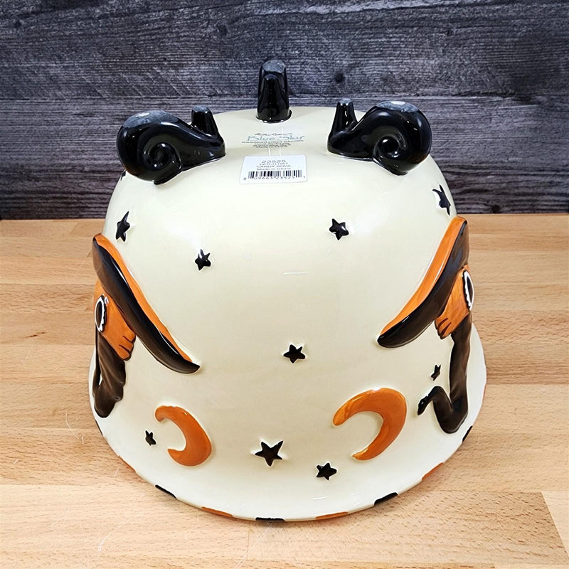 Load image into Gallery viewer, Halloween Candy Dish Witch Hat Ceramic Bowl by Blue Sky Heather Goldminc