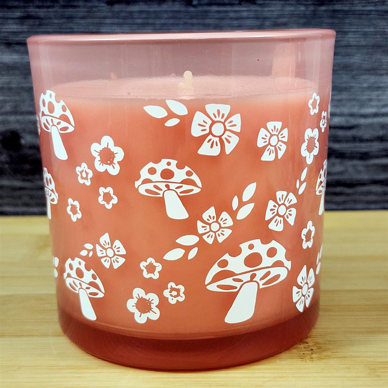 Load image into Gallery viewer, Hello Kitty My Melody Lidded Glass Candle Mushroom Peony Melon Scent Blue Sky