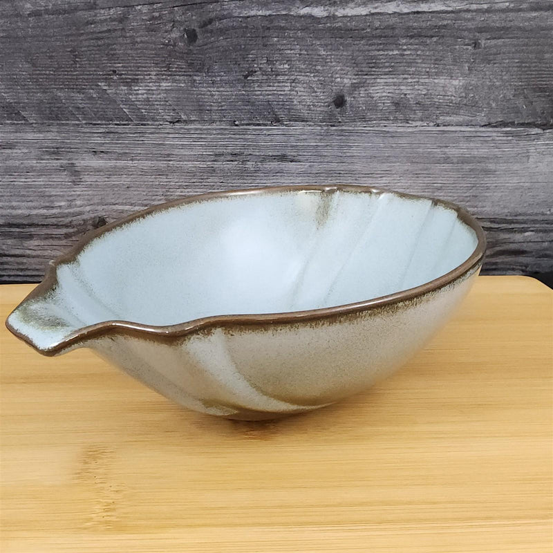 Load image into Gallery viewer, Frankoma Plainsman Woodland Moss Pottery Oval Vegetable Bowl Blue Brown Green 9"