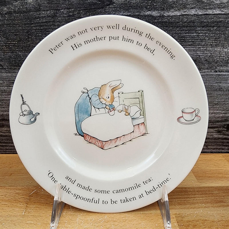 Load image into Gallery viewer, Wedgwood Peter Rabbit Child's 3-Piece Set Plate Bowl Cup Nib Beatrix Potter