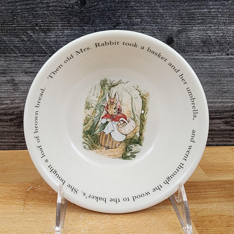 Load image into Gallery viewer, Wedgwood Peter Rabbit Child's 3-Piece Set Plate Bowl Cup Nib Beatrix Potter