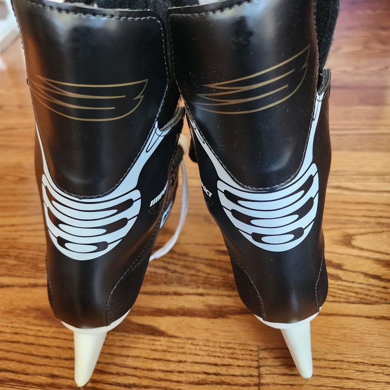 Load image into Gallery viewer, Bauer TUUK Ice Hockey Skates Supreme 75 Adult Black Stainless Steel Size Men 7