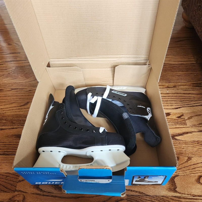 Load image into Gallery viewer, Bauer TUUK Ice Hockey Skates Supreme 75 Adult Black Stainless Steel Size Men 7
