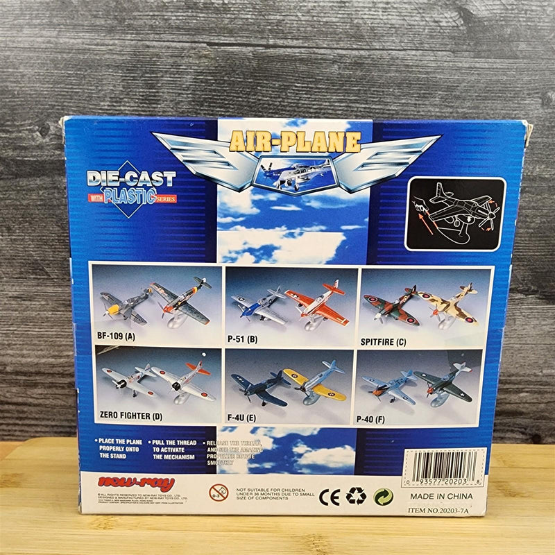 Load image into Gallery viewer, Cubs Diecast Metal Propeller P-51 Plane Action Model Airplane Collectible Boxed