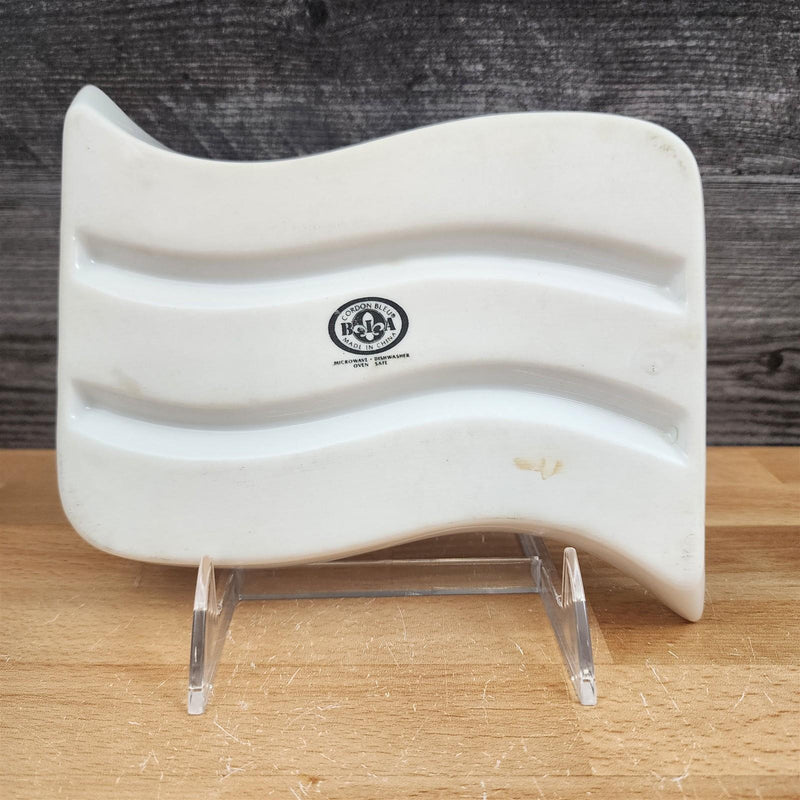 Load image into Gallery viewer, Olive Design Snack Tray Cordon Bleu Bia 3 Compartment Relish Dish Ceramic