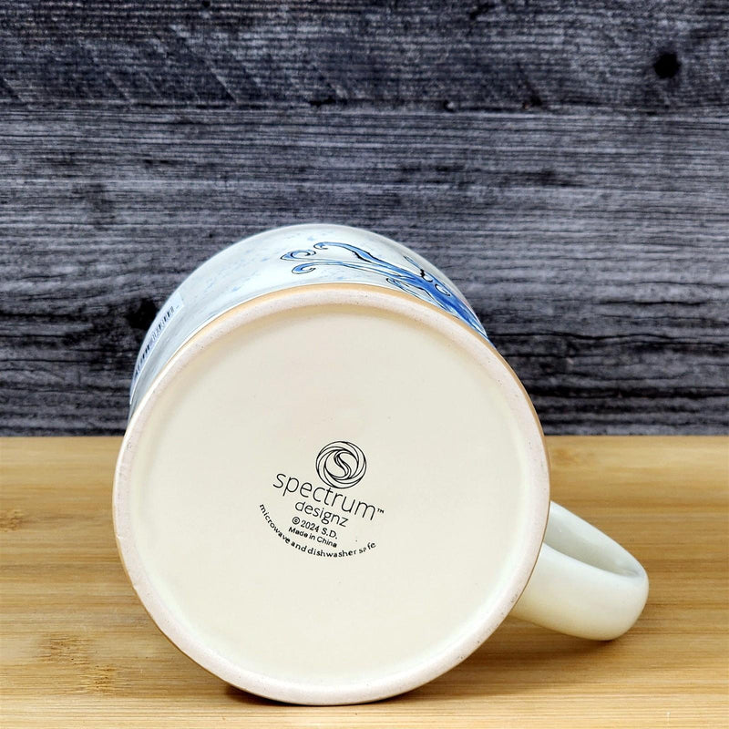 Load image into Gallery viewer, Christmas Octopus Coffee Mug Santa Hat Ceramic Nautical Holiday by Blue Sky