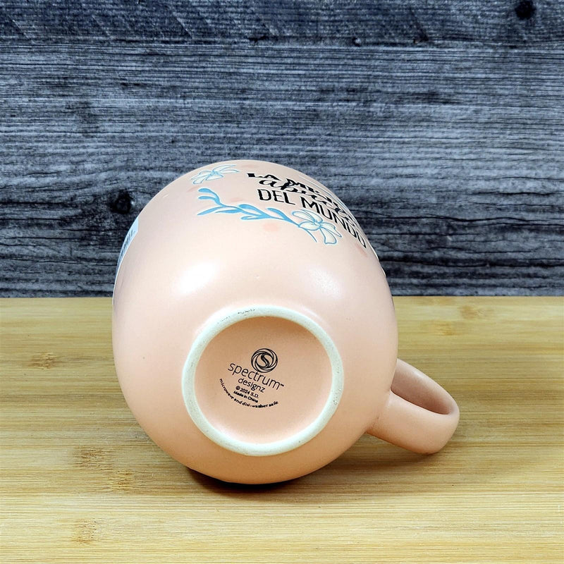 Load image into Gallery viewer, Spanish Coffee Mug La Mejor Abuelo Del Mundo "Best Grandpa" Cup Blue Sky Ceramic