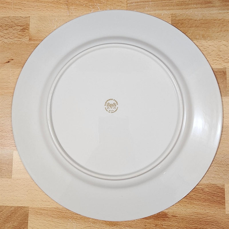 Load image into Gallery viewer, Flintridge Avalon Bread Butter Plate 4 Set Floral Sage Green Gold Trim Ceramic