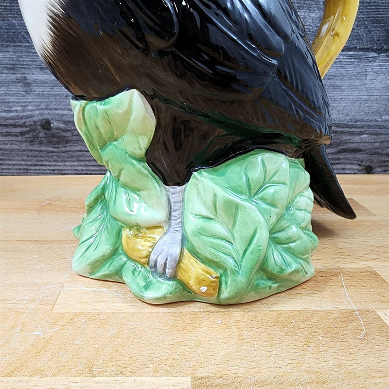 Load image into Gallery viewer, Toucan Pitcher Embossed Water Jug Ceramic by Blue Sky