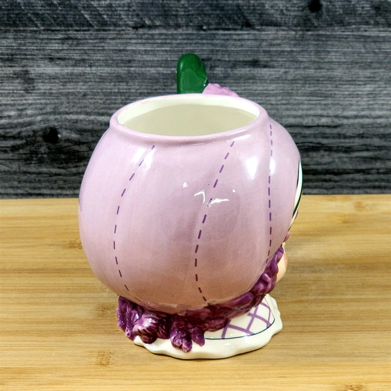Load image into Gallery viewer, Raspberry Tart Coffee Mug 3D Ceramic Girl Face Tea Cup Blue Sky Goldminc