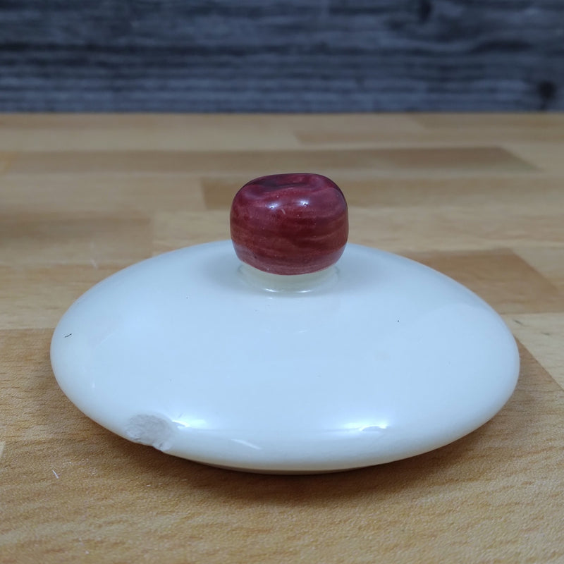 Load image into Gallery viewer, Franciscan Apple Sugar Bowl and Lid American California USA Stamp