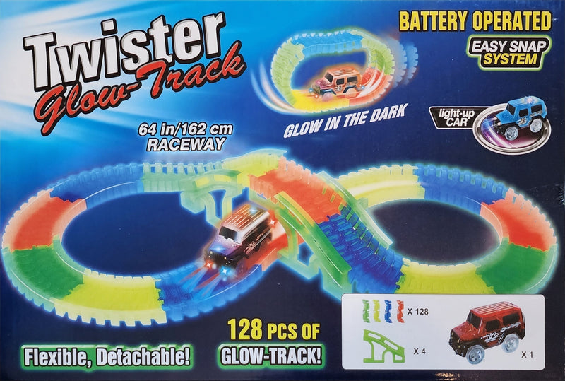 Load image into Gallery viewer, Twister Glow in the Dark Track Racer