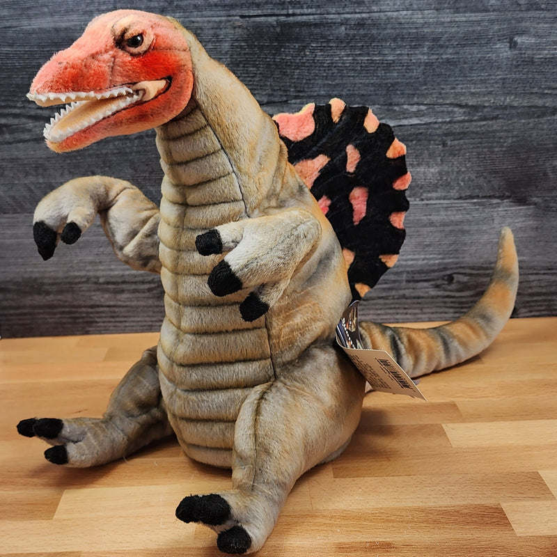 Load image into Gallery viewer, Spinosaurus Dinosaur Hand Puppet Hansa True to Life Look Plush Learning Toys