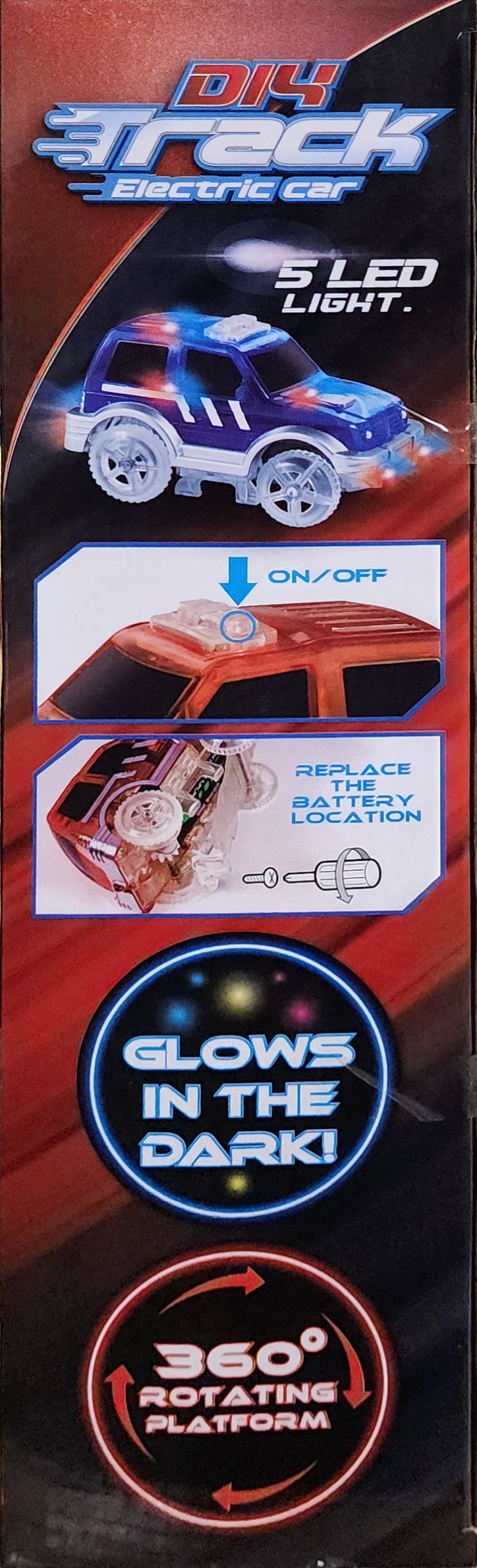 Load image into Gallery viewer, DIY Toy Race Car and Track Set with 2 Loops - 310 Pieces