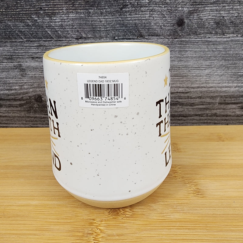 Load image into Gallery viewer, Dad Inspirational Father Coffee Mug Embossed Ceramic Tea Cup Blue Sky 18oz