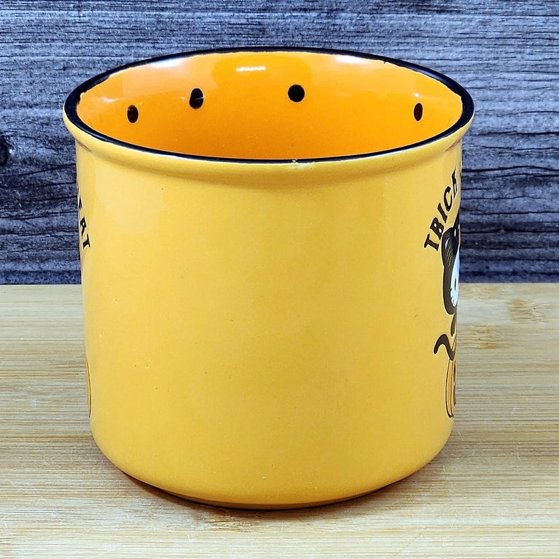 Load image into Gallery viewer, Hello Kitty Halloween Jack-o-Lantern Black Cat Mug Coffee Tea Cup Blue Sky