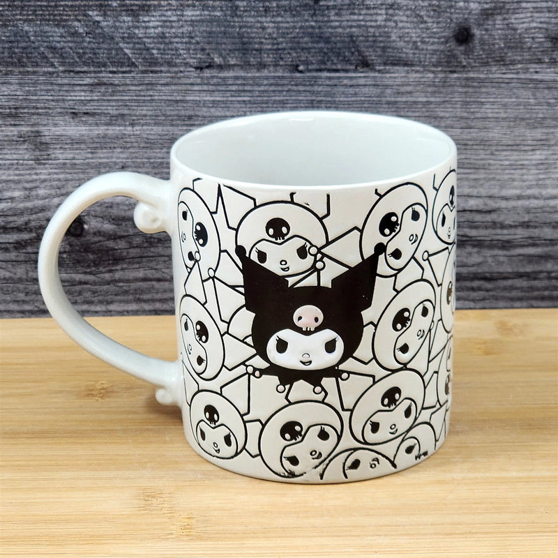Load image into Gallery viewer, Hello Kitty Kuromi Coffee Mug Tea Cup Ceramic by Blue Sky Embossed 21oz