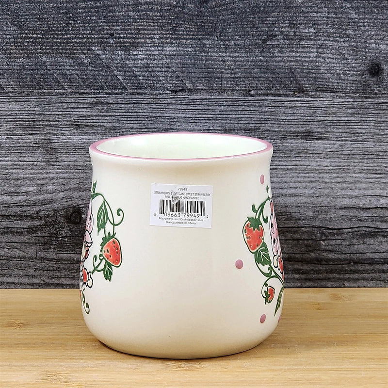 Load image into Gallery viewer, Coffee Mug Strawberry Shortcake Pinkberry Ceramic Embossed 18 oz Cup by Blue Sky
