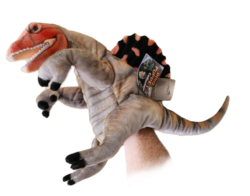 Load image into Gallery viewer, Spinosaurus Dinosaur Hand Puppet Hansa True to Life Look Plush Learning Toys
