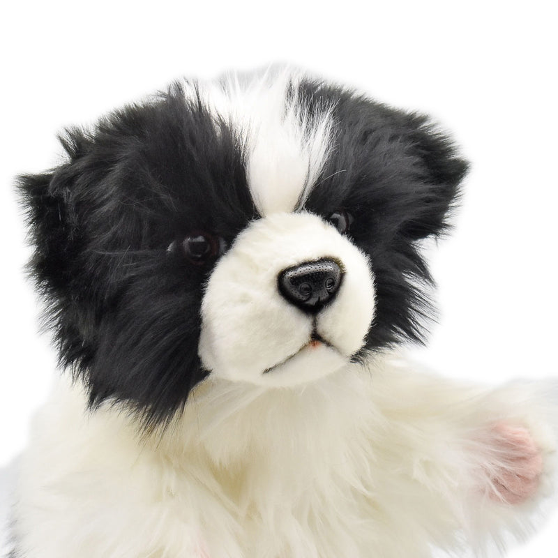Load image into Gallery viewer, Border Collie Puppet True to Life Look Soft Plush Animal Learning Toy